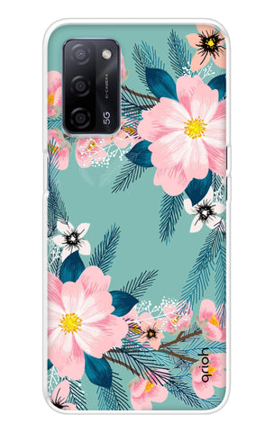 Wild flower Oppo A53s Back Cover