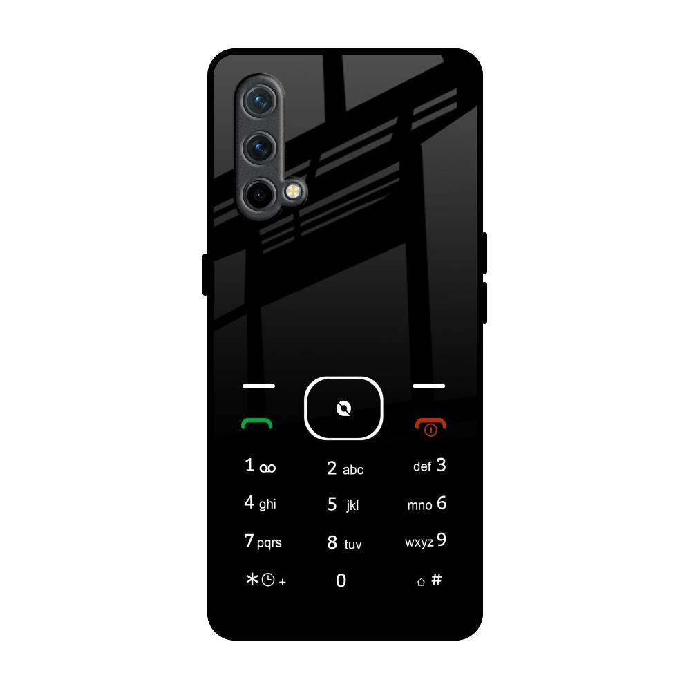 Classic Keypad Pattern OnePlus Nord CE Glass Back Cover Online