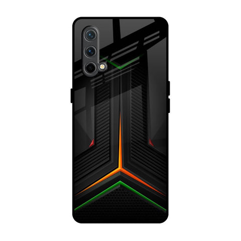 Modern Ultra Chevron OnePlus Nord CE Glass Back Cover Online