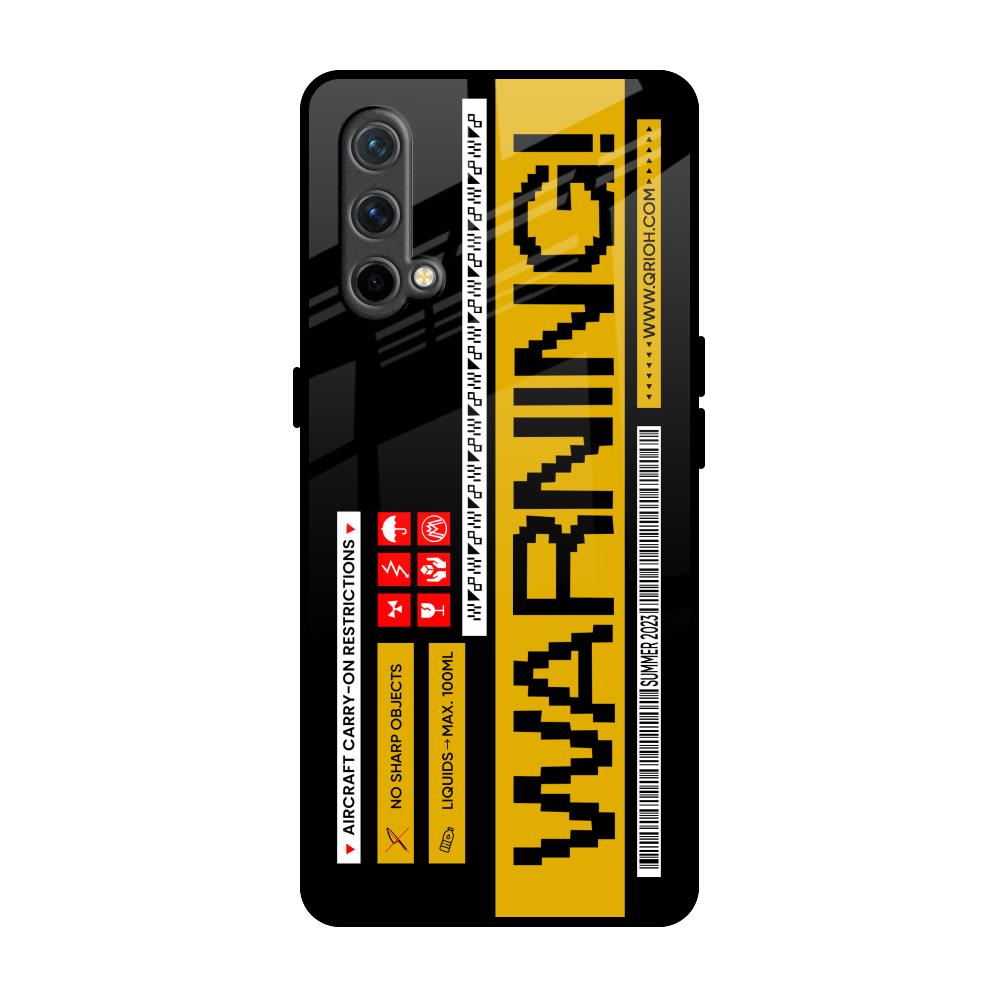 Aircraft Warning OnePlus Nord CE Glass Back Cover Online