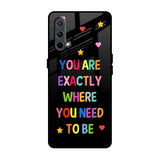 Magical Words OnePlus Nord CE Glass Back Cover Online