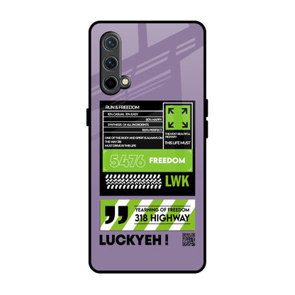 Run & Freedom OnePlus Nord CE Glass Back Cover Online