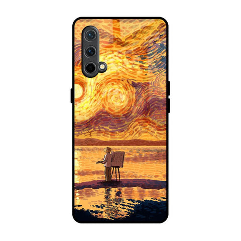 Sunset Vincent OnePlus Nord CE Glass Back Cover Online
