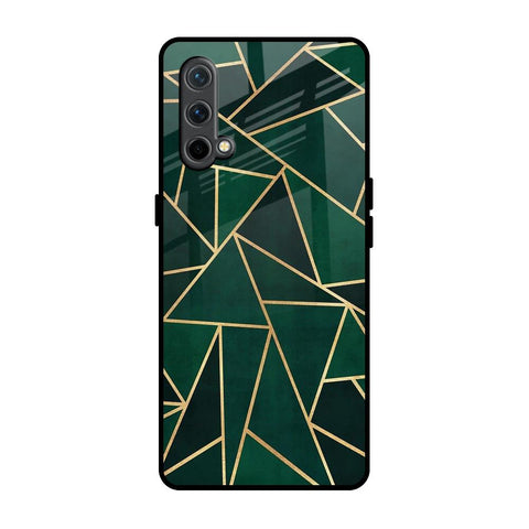 Abstract Green OnePlus Nord CE Glass Back Cover Online