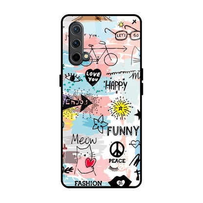 Just For You OnePlus Nord CE Glass Back Cover Online