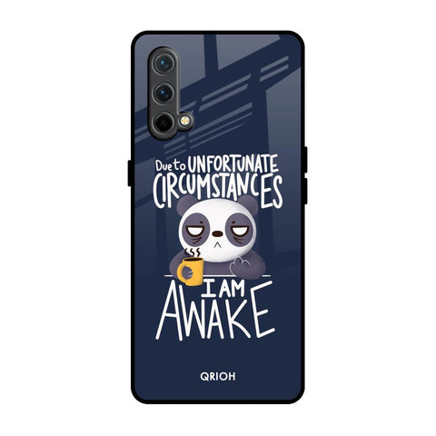 Struggling Panda OnePlus Nord CE Glass Back Cover Online