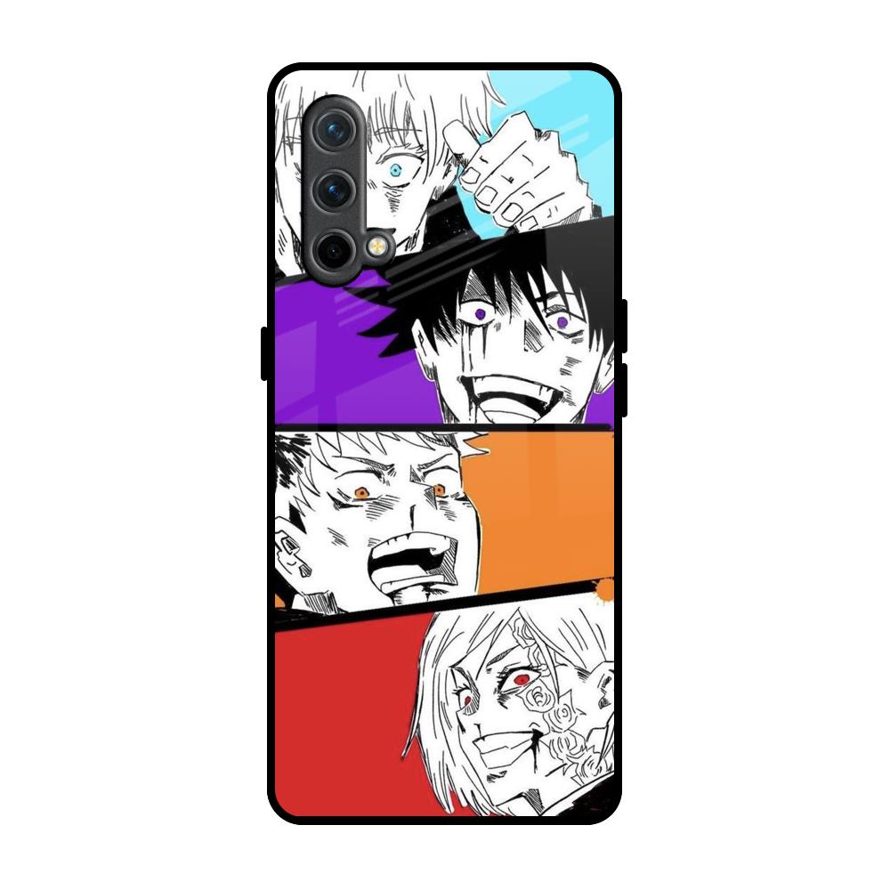 Anime Sketch OnePlus Nord CE Glass Back Cover Online