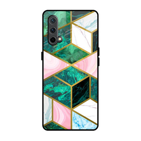Seamless Green Marble OnePlus Nord CE Glass Back Cover Online