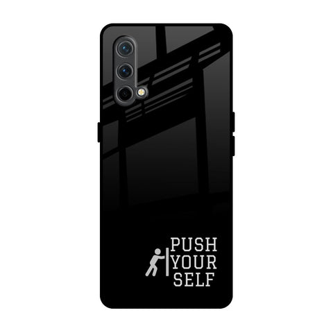 Push Your Self OnePlus Nord CE Glass Back Cover Online