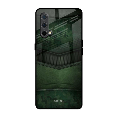 Green Leather OnePlus Nord CE Glass Back Cover Online