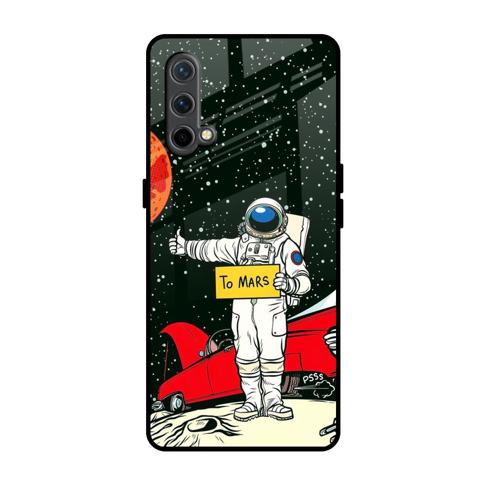 Astronaut on Mars OnePlus Nord CE Glass Back Cover Online