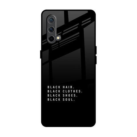 Black Soul OnePlus Nord CE Glass Back Cover Online