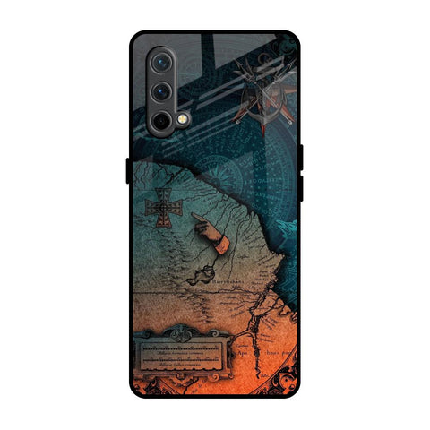 Geographical Map OnePlus Nord CE Glass Back Cover Online