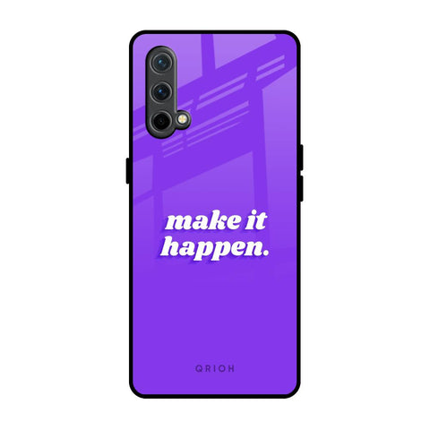 Make it Happen OnePlus Nord CE Glass Back Cover Online