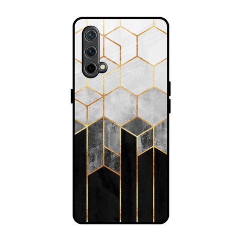 Tricolor Pattern OnePlus Nord CE Glass Back Cover Online