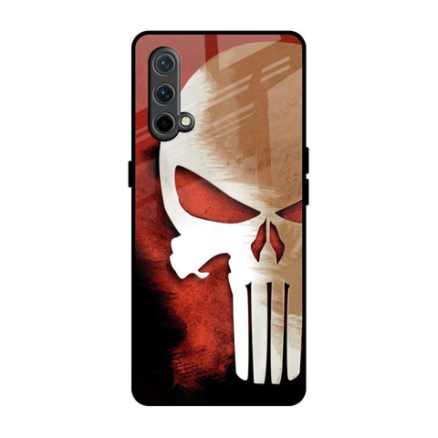 Red Skull OnePlus Nord CE Glass Back Cover Online