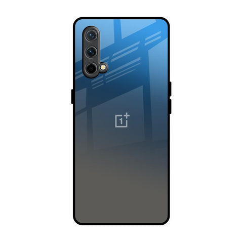 Blue Grey Ombre OnePlus Nord CE Glass Back Cover Online
