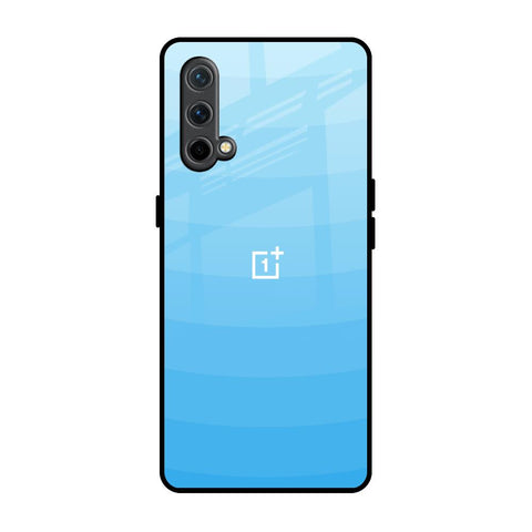 Wavy Blue Pattern OnePlus Nord CE Glass Back Cover Online