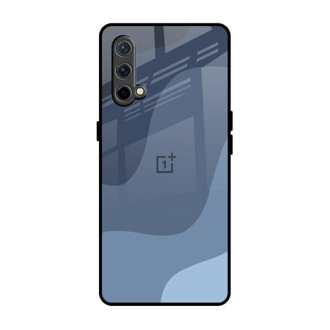 Navy Blue Ombre OnePlus Nord CE Glass Back Cover Online
