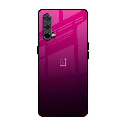 Purple Ombre Pattern OnePlus Nord CE Glass Back Cover Online