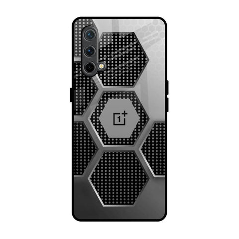Hexagon Style OnePlus Nord CE Glass Back Cover Online