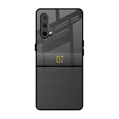 Grey Metallic Glass OnePlus Nord CE Glass Back Cover Online