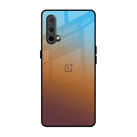 Rich Brown OnePlus Nord CE Glass Back Cover Online