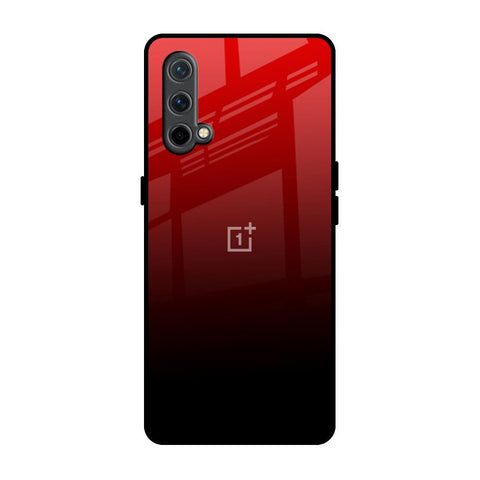 Maroon Faded OnePlus Nord CE Glass Back Cover Online
