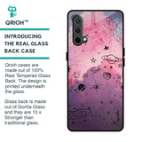 Space Doodles Glass Case for OnePlus Nord CE