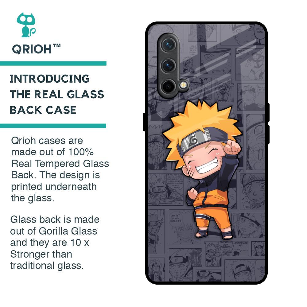Orange Chubby Glass Case for OnePlus Nord CE