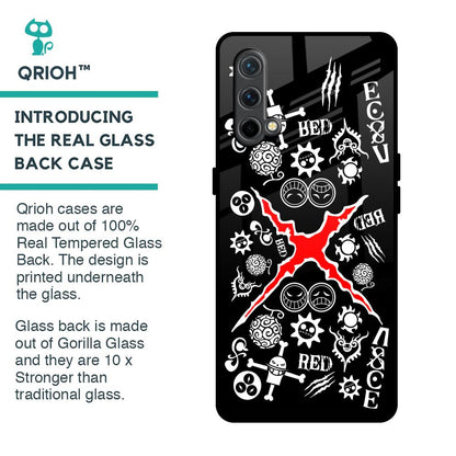 Red Zone Glass Case for OnePlus Nord CE