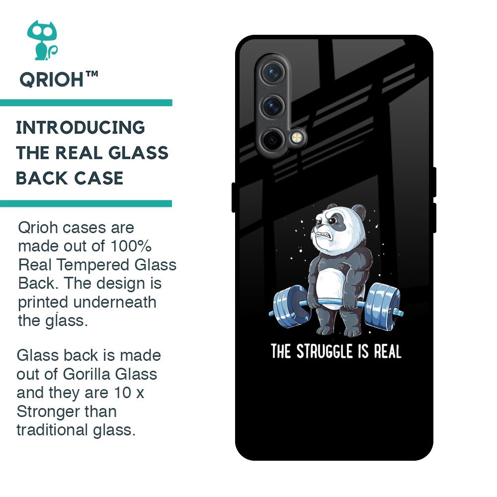 Real Struggle Glass Case for OnePlus Nord CE