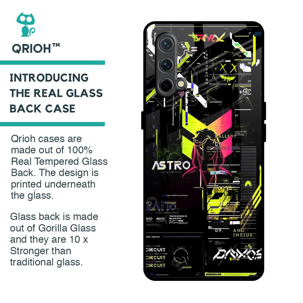 Astro Glitch Glass Case for OnePlus Nord CE