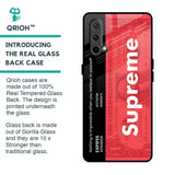 Supreme Ticket Glass Case for OnePlus Nord CE