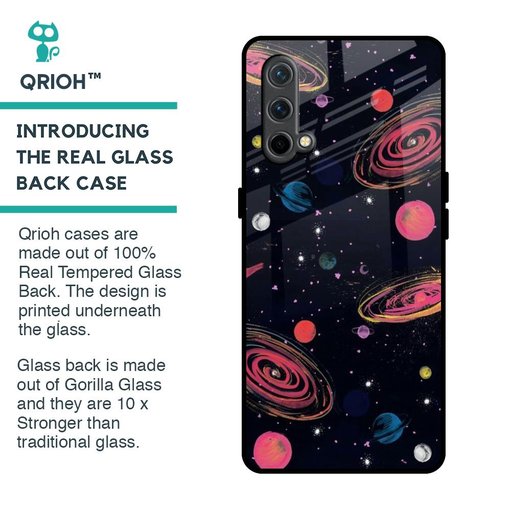 Galaxy In Dream Glass Case For OnePlus Nord CE