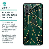 Abstract Green Glass Case For OnePlus Nord CE