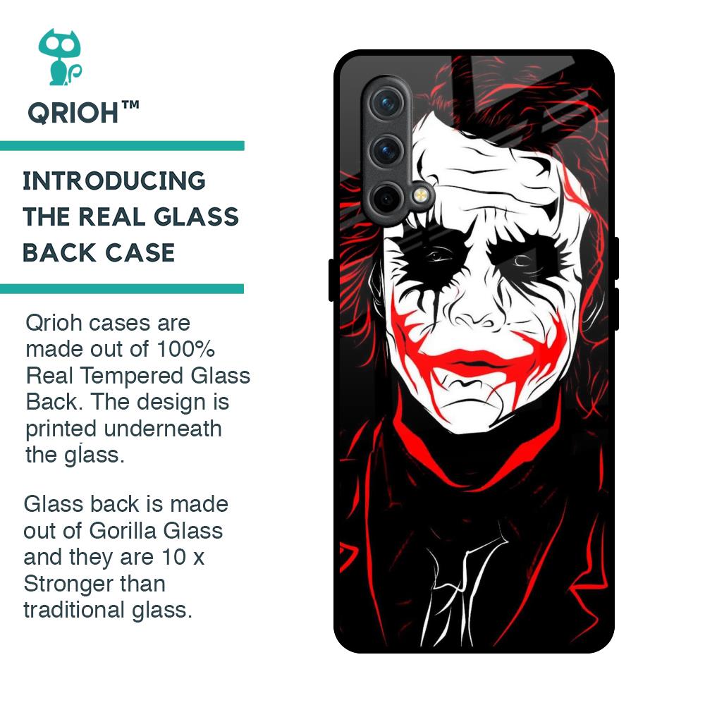 Life In Dark Glass Case For OnePlus Nord CE
