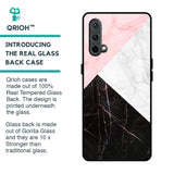 Marble Collage Art Glass Case For OnePlus Nord CE
