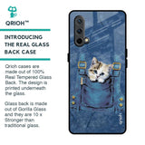 Kitty In Pocket Glass Case For OnePlus Nord CE