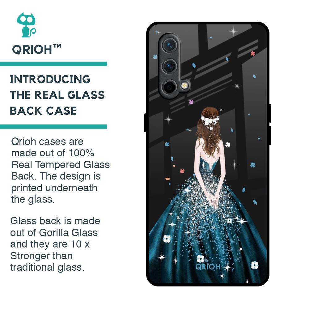 Queen Of Fashion Glass Case for OnePlus Nord CE