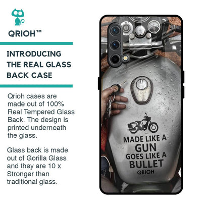 Royal Bike Glass Case for OnePlus Nord CE