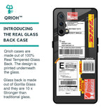 Cool Barcode Label Glass Case For OnePlus Nord CE