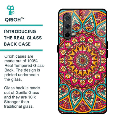 Elegant Mandala Glass Case for OnePlus Nord CE