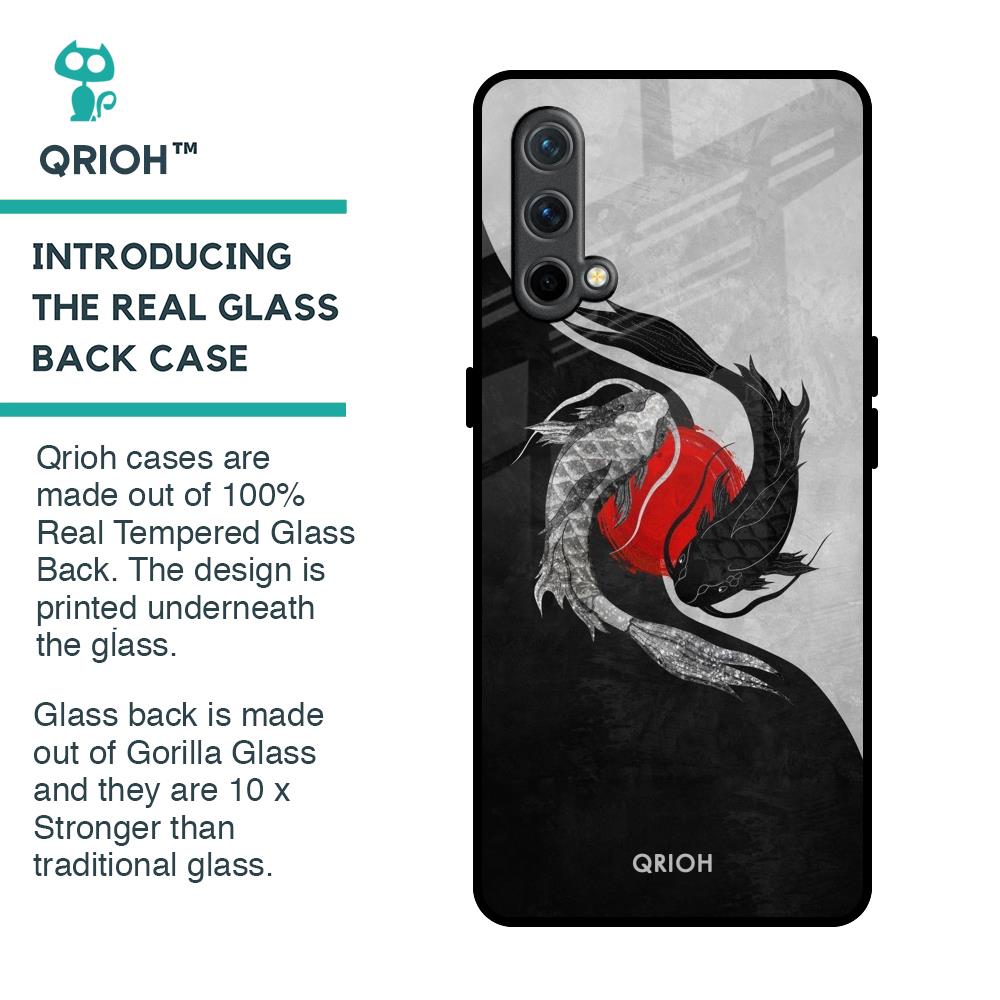 Japanese Art Glass Case for OnePlus Nord CE