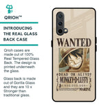 Luffy Wanted Glass Case for OnePlus Nord CE
