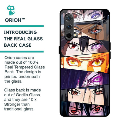 Anime Eyes Glass Case for OnePlus Nord CE