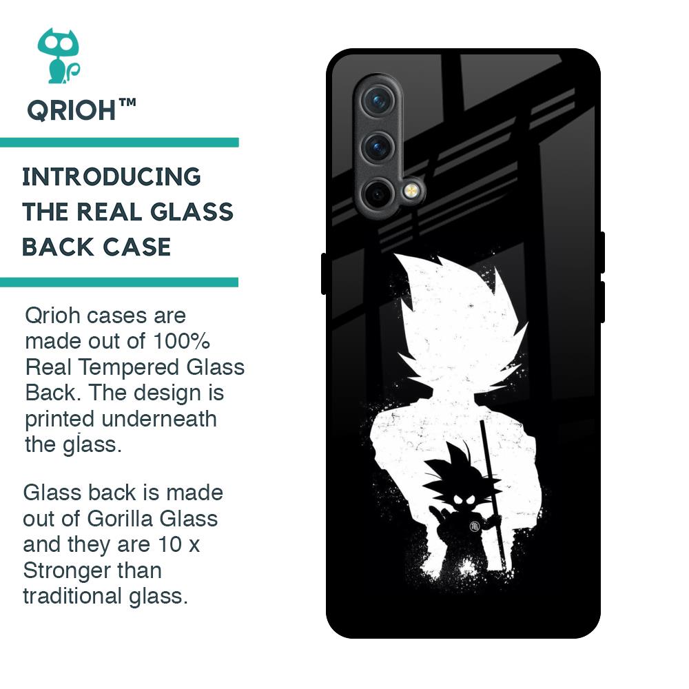 Monochrome Goku Glass Case for OnePlus Nord CE