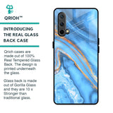 Vibrant Blue Marble Glass Case for OnePlus Nord CE