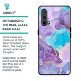 Alcohol ink Marble Glass Case for OnePlus Nord CE
