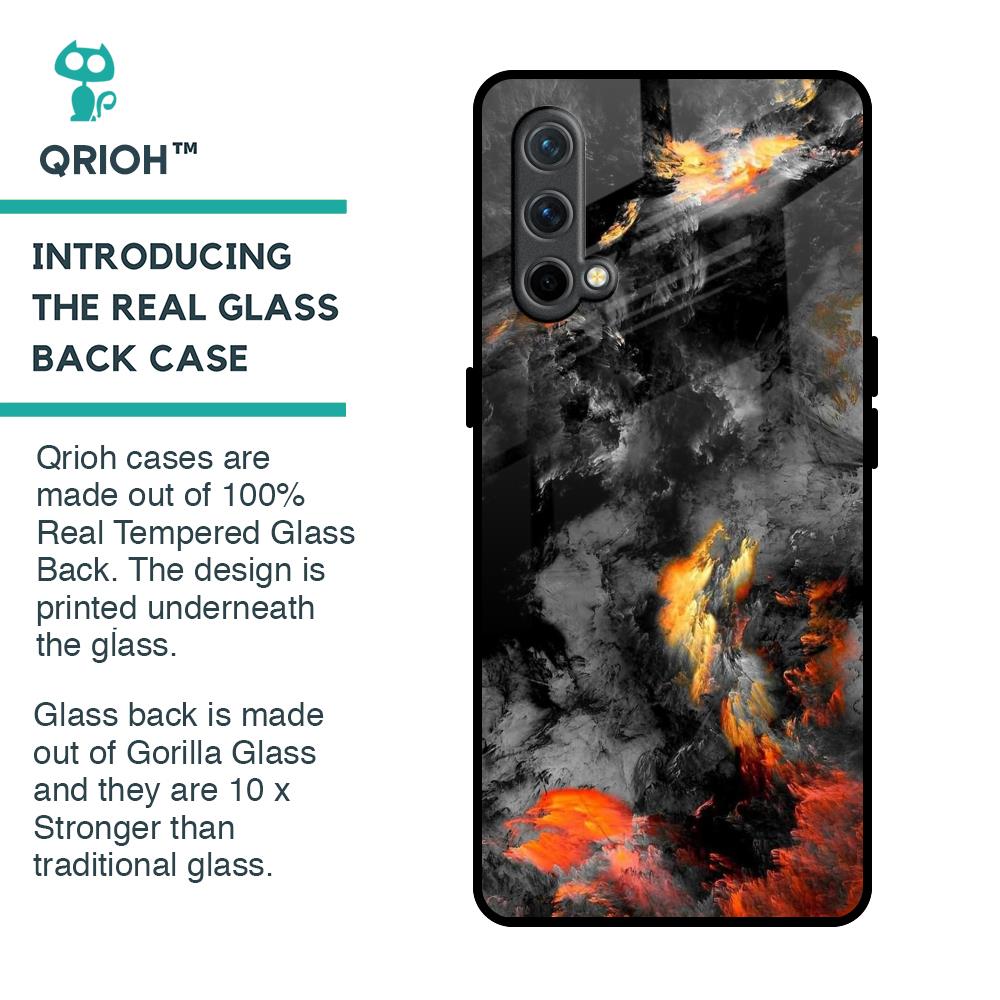 Lava Explode Glass Case for OnePlus Nord CE